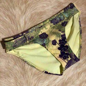 xoxo green yellow bikini bottom