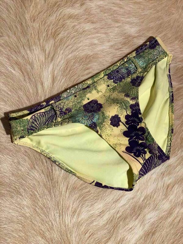 xoxo green yellow bikini bottom